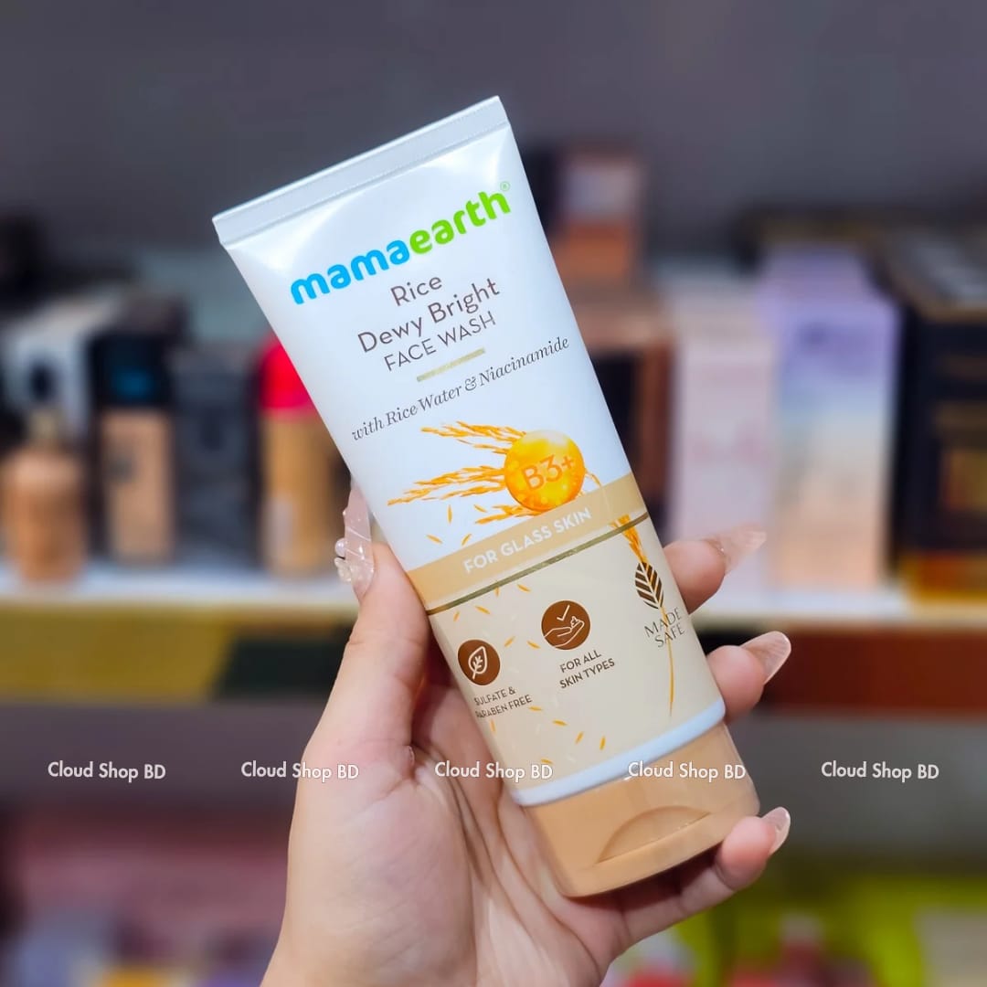 Mamaearth Rice Face Wash With Rice Water & Niacinamide