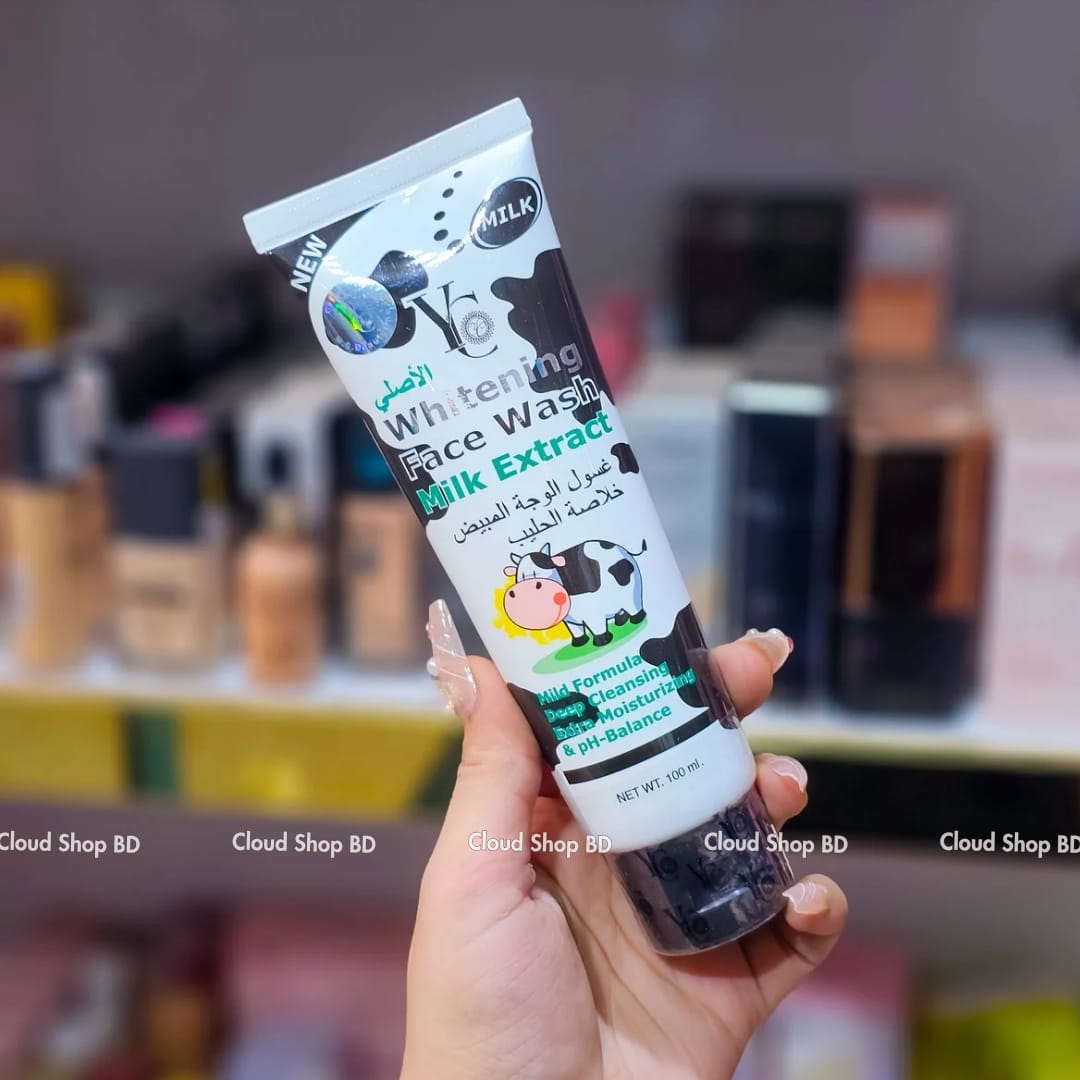 YC Whitening Face Wash Milk Extract 100ml