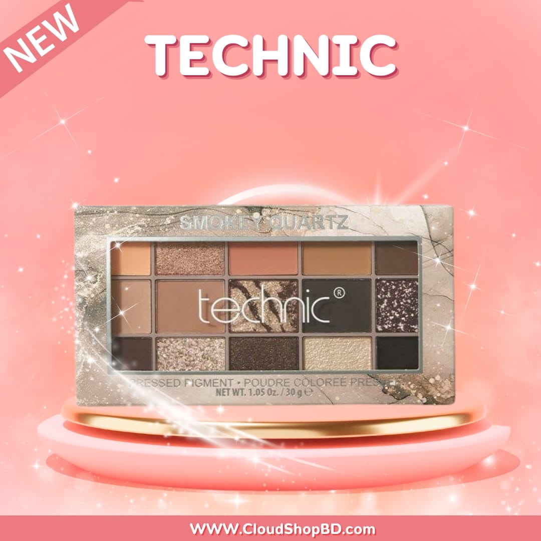Technic Smokey Quartz Pressed Pigment Eyeshadow Palette