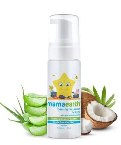 Mamaearth Foaming Baby Face Wash for Kids with Aloe Vera and Coconut 150ml