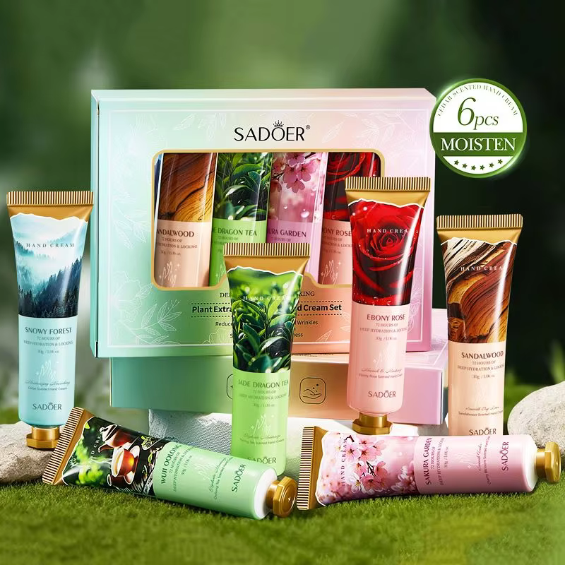 SADOER Plant Extract Fragrance Hand Cream Set