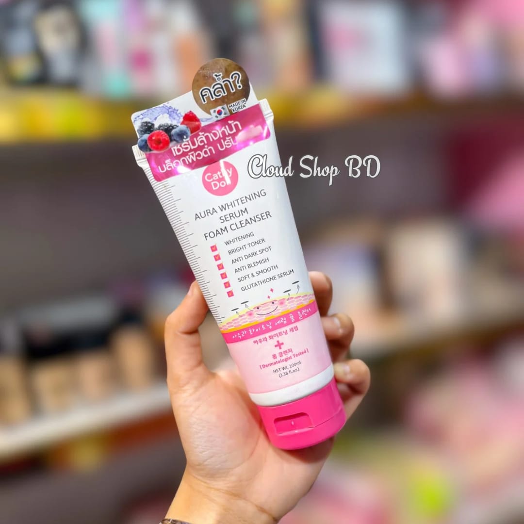 Cathy Doll-Aura Whitening serum foam cleanser-100ml