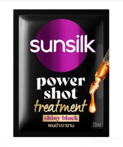 Sunsilk Power Shot Treatment – Shiny Black (20ml Sachet)