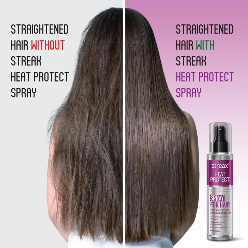 Streax Heat Protect Spray for Hair (with Jojoba Seed Oil) - Image 2