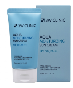 3W Clinic Aqua Moisturizing Sun Cream (60 mL)