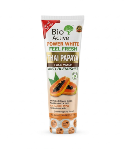Bio Active Power White Feel Fresh Thai Papaya Face Wash