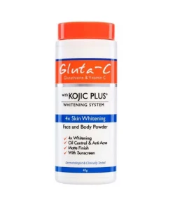 Gluta-C with Kojic Plus+ Whitening System Face and Body Powder (40g)