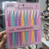 Keli Beauty 10 Pcs Eyebrow Razor Set